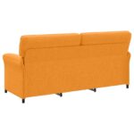 vidaXL Pohovka 100% polyester, kovový rám, MDF, Preglejka – Obrázok 5