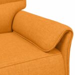 vidaXL Pohovka 100% polyester, kovový rám, MDF, Preglejka – Obrázok 6