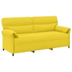vidaXL Pohovka 100% polyester, kovový rám, MDF, Preglejka – Obrázok 2