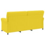 vidaXL Pohovka 100% polyester, kovový rám, MDF, Preglejka – Obrázok 5