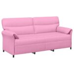 vidaXL Pohovka 100% polyester, kovový rám, MDF, Preglejka – Obrázok 2