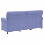 vidaXL Pohovka 100% polyester, kovový rám, MDF, Preglejka – Obrázok 5