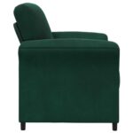 vidaXL 1-miestny gauč Tmavozelená 88 x 83 x 95 cm Zamat – Obrázok 4