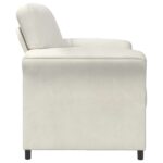 vidaXL 1-miestny gauč Krémová 88 x 83 x 95 cm Zamat – Obrázok 4