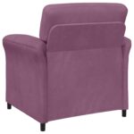 vidaXL 1-miestny gauč Fialová 88 x 83 x 95 cm Zamat – Obrázok 5