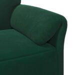 vidaXL 2-miestna pohovka Tmavozelená 138 x 83 x 95 cm Zamat – Obrázok 6