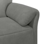 vidaXL 2-miestna pohovka Tmavosivá 158 x 83 x 95 cm Zamat – Obrázok 6