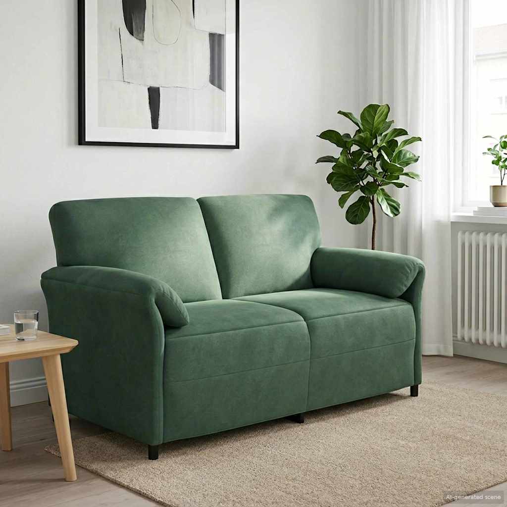 42033964_1.jpg vidaXL 2-miestna pohovka Morská zelená 158 x 83 x 95 cm Zamat – Obrázok 1