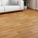 vidaXL Laminátová podlaha 5 pcs Svetlá béžová 101 x 20 x 0,8 cm