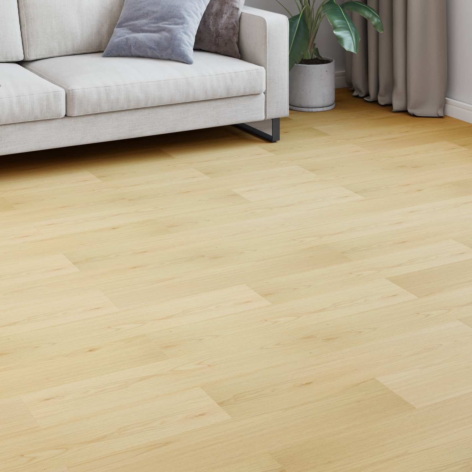 42034080_1.jpg vidaXL Laminátová podlaha 5 pcs Mäkká béžová 101 x 20 x 0,8 cm – Obrázok 1