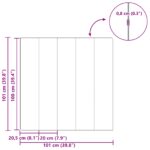 vidaXL Laminátová podlaha 5 pcs Bledá smotanová 101 x 20 x 0,8 cm – Obrázok 6