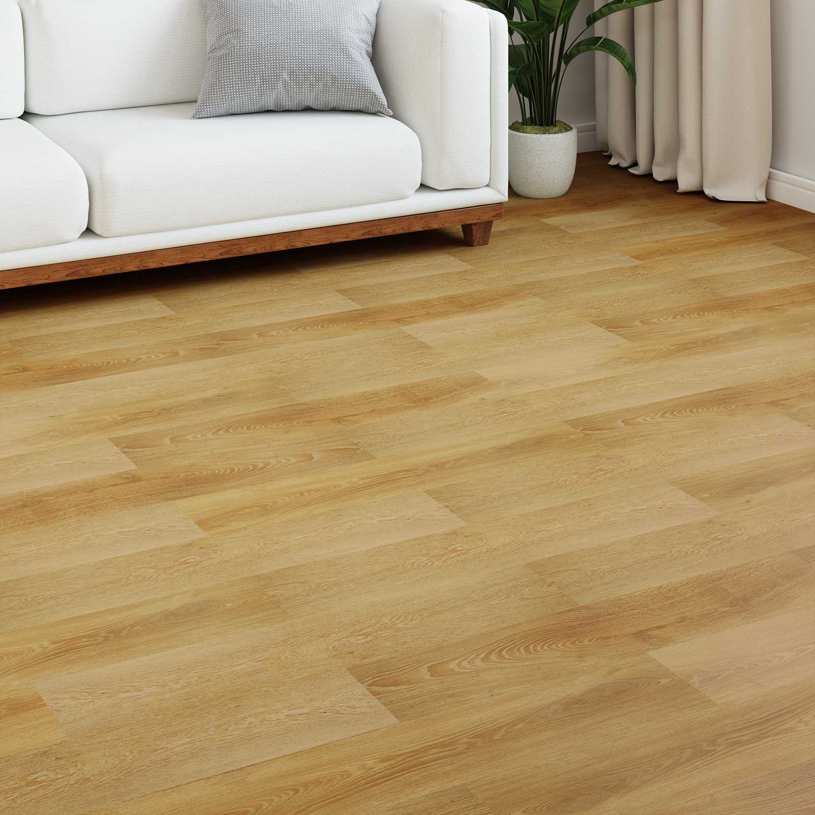42034103_1.jpg vidaXL Laminátová podlaha 15 pcs Zlatohnedá 101 x 20 x 0,8 cm – Obrázok 1