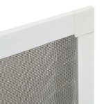 vidaXL Hmyzová sieť na okná Biela 110 x 130 cm Hliník a sklolaminát – Obrázok 6