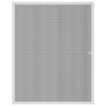 vidaXL Hmyzová sieť na okná Biela 120 x 140 cm Hliník a sklolaminát – Obrázok 3
