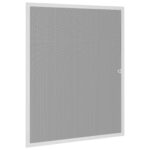 vidaXL Hmyzová sieť na okná Biela 130 x 150 cm Hliník a sklolaminát – Obrázok 2
