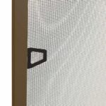 vidaXL Hmyzová sieť na okná Hnedá 110 x 130 cm Hliník a sklolaminát – Obrázok 5