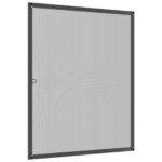 vidaXL Hmyzová sieť na okná Antracit 120 x 140 cm Hliník a sklolaminát – Obrázok 4