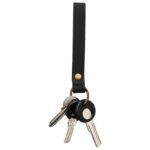 vidaXL Kožený remienok Čierna 200 x 0,6 cm Koža – Obrázok 5