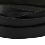 vidaXL Kožený remienok Čierna 1000 x 2 cm Koža – Obrázok 4