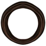 vidaXL Kožený remienok Tmavohnedá 200 x 0,5 cm Koža – Obrázok 3