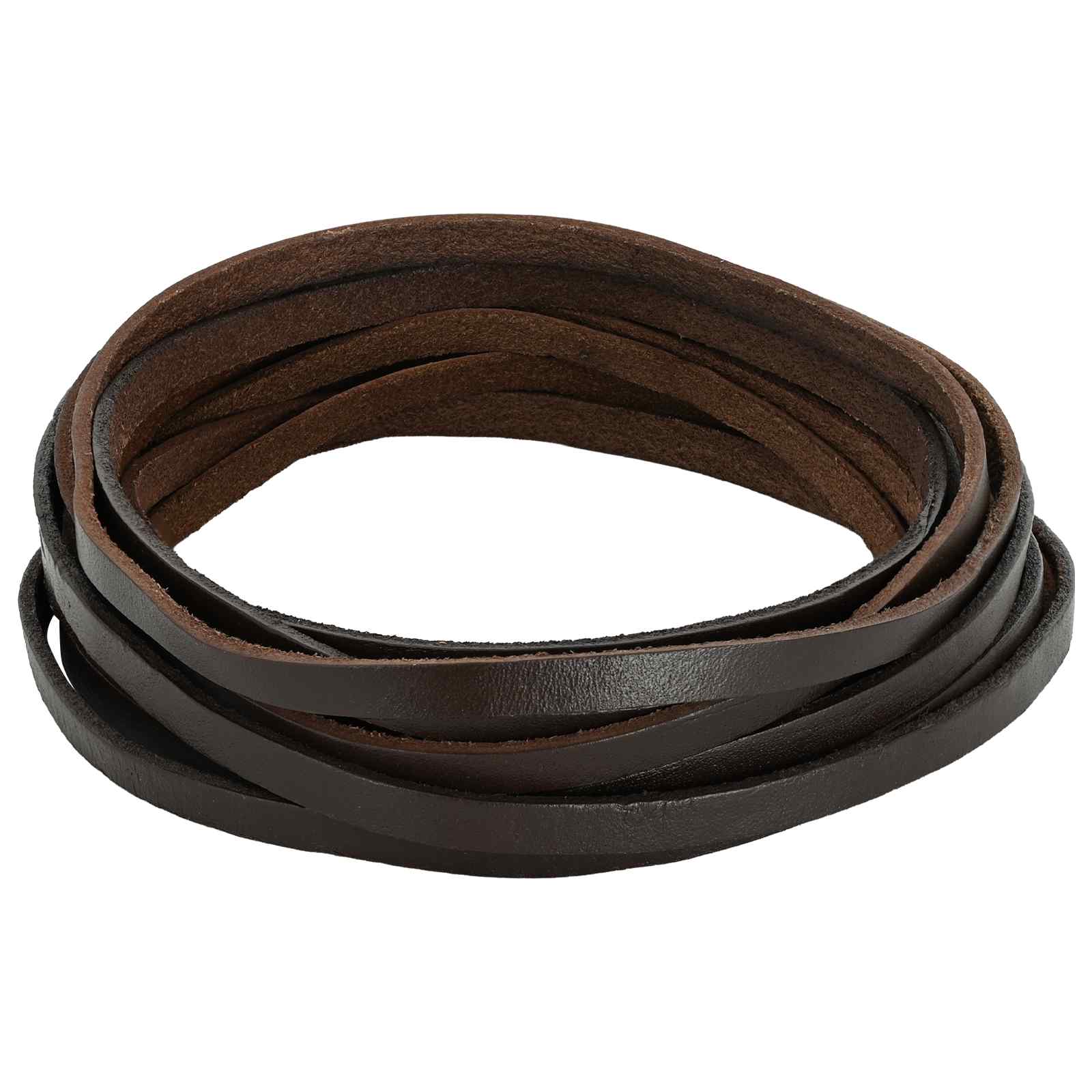 42034173_1.jpg vidaXL Kožený remienok Tmavohnedá 500 x 0,6 cm Koža – Obrázok 1