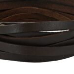 vidaXL Kožený remienok Tmavohnedá 1000 x 0,6 cm Koža – Obrázok 4