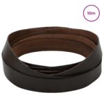vidaXL Kožený remienok Tmavohnedá 1000 x 3 cm Koža – Obrázok 2