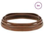 vidaXL Kožený remienok Hnedá 200 x 0,3 cm Koža – Obrázok 2