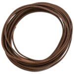 vidaXL Kožený remienok Hnedá 500 x 0,3 cm Koža – Obrázok 3