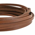 vidaXL Kožený remienok Hnedá 1000 x 0,4 cm Koža – Obrázok 4
