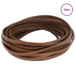vidaXL Kožený remienok Hnedá 1000 x 0,6 cm Koža – Obrázok 2