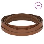 vidaXL Kožený remienok Hnedá 500 x 1 cm Koža – Obrázok 2