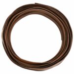 vidaXL Kožený remienok Hnedá 500 x 1,5 cm Koža – Obrázok 3