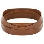 vidaXL Kožený remienok Hnedá 1000 x 2,5 cm Koža