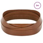 vidaXL Kožený remienok Hnedá 200 x 3 cm Koža – Obrázok 2
