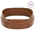 vidaXL Kožený remienok Hnedá 1000 x 3 cm Koža – Obrázok 2
