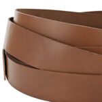 vidaXL Kožený remienok Hnedá 1000 x 3,5 cm Koža – Obrázok 4