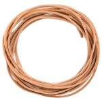 vidaXL Kožený remienok Svetlohnedá 500 x 0,3 cm Koža – Obrázok 3