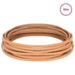 vidaXL Kožený remienok Svetlohnedá 1000 x 0,4 cm Koža – Obrázok 2