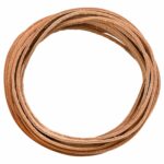 vidaXL Kožený remienok Svetlohnedá 200 x 0,5 cm Koža – Obrázok 3