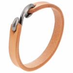 vidaXL Kožený remienok Svetlohnedá 1000 x 0,6 cm Koža – Obrázok 6