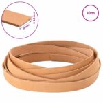 vidaXL Kožený remienok Svetlohnedá 1000 x 1,5 cm Koža – Obrázok 8
