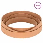 vidaXL Kožený remienok Svetlohnedá 1000 x 2,5 cm Koža – Obrázok 2