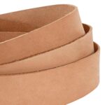 vidaXL Kožený remienok Svetlohnedá 1000 x 2,5 cm Koža – Obrázok 4
