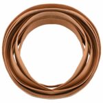 vidaXL Kožený remienok Svetlohnedá 200 x 3,5 cm Koža – Obrázok 3