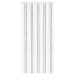 vidaXL Záves proti hmyzu z chenille Svetlo šedá a biela 90 x 200 cm – Obrázok 3