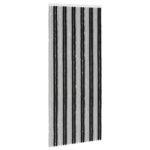 vidaXL Záves proti hmyzu z chenille Šedá a čierna 100 x 230 cm 100% PP – Obrázok 2