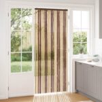 vidaXL Záves proti hmyzu z chenille Hnedá a béžová 90 x 220 cm 100% PP