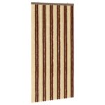 vidaXL Záves proti hmyzu z chenille Hnedá a béžová 100 x 200 cm – Obrázok 2