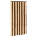 vidaXL Záves proti hmyzu z chenille Hnedá a béžová 118 x 220 cm – Obrázok 2